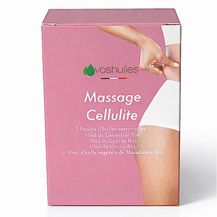 Kit Massage Cellulite 3 Huiles Essentielles BIO et 1 Huile Végétale — free download