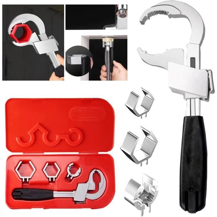 TopHomer Clé à Tube Double Inclinée 15°/80° – Clé à Cliquet Pour Tuyau Frein 12x14mm
