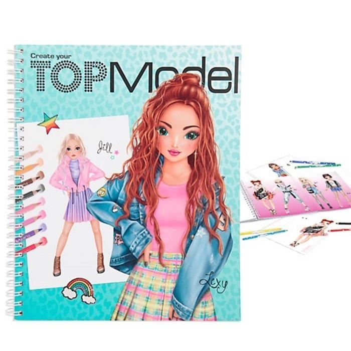 Album coloriage TOPModel Lexy  Cdiscount Jeux  Jouets