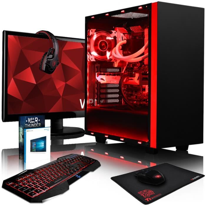 Vibox Voxel Gsr770 170 Pack Pc Gamer Amd 8 Core Gtx 1070 Gaming Ordinateur De Bureau Avec 8 Go Ram 1 To Hdd Windows 10 Ecran Prix Pas Cher Cdiscount