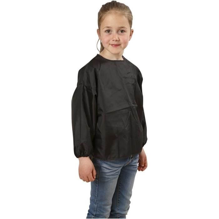 Tablier de peinture pour enfants - Imperméable - Manches longues - Poches - Vert - Maison Tablier de peinture pour enfants - Imperméable - Manches longues - Poches - Vert - Maison