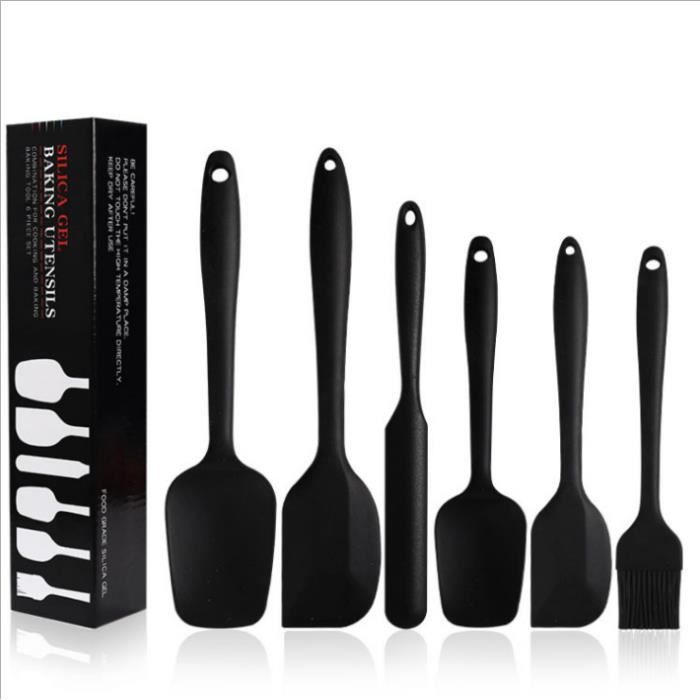 Diealles Shine Set Of 4 Spatule Flexible En Silicone, Spatule à Pâtisserie En Silicone Pour