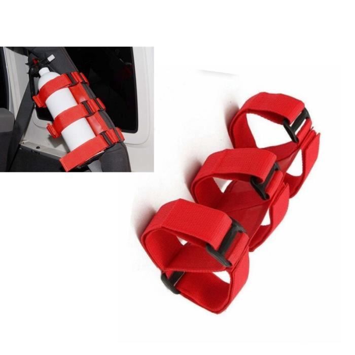 Support Réglable En Aluminium Pour Extincteur De Voiture - Dégagement Rapide - Noir Anodisé