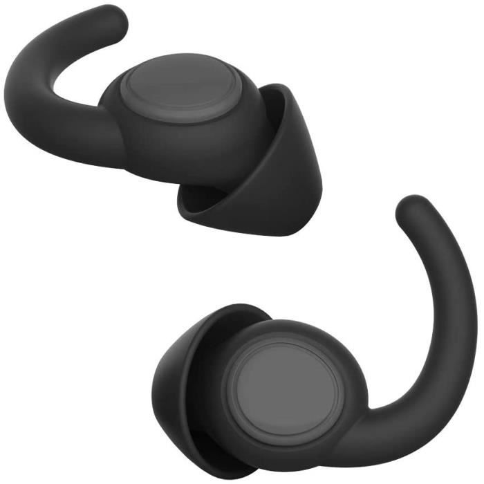 4 X Pack Bouchons d'oreilles case protection auditive bouchons d'oreille Sommeil Voyage en mousse souple bruit
