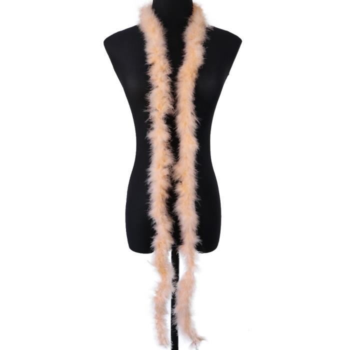 ZOTEXA 2 Mètres Plumes De Dinde Naturelles Teintes 10-15 Cm - Frange Pour Robe De Mariage, Décoration Et Artisanat Créatif