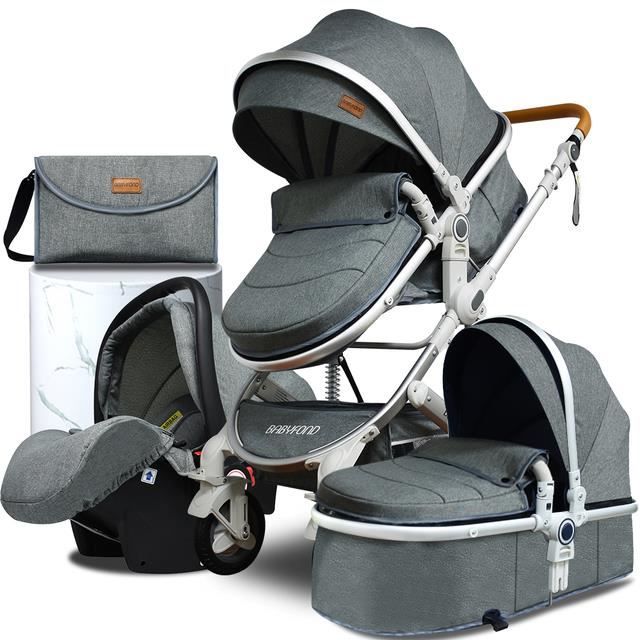Poussette 3 En 1 Pour Nouveau Ne Poussette Tout Terrain Anti Choc Couffin Reversible Siege De Voiture Envoyer Light Grey 4in1 Cdiscount Puericulture Eveil Bebe Poussette 3 En 1 Pour Nouveau Ne Poussette Tout Terrain Anti Choc Couffin Reversible Siege De Voiture Envoyer Light Grey 4in1 Cdiscount Puericulture Eveil Bebe