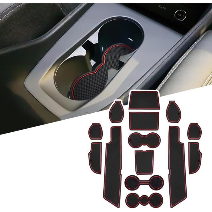 GAFAT Compatible avec BMW Serie 1 F40 2019-2024 (Automatique) Tapis Antidérapants, Série 1 F40 Tapis en Caoutchouc de Console Centrale, Porte-Gobelet, Couture Porte, Serie 1 F40 Accessoires (Rouge GAFAT Compatible avec BMW Serie 1 F40 2019-2024 (Automatique) Tapis Antidérapants, Série 1 F40 Tapis en Caoutchouc de Console Centrale, Porte-Gobelet, Couture Porte, Serie 1 F40 Accessoires (Rouge