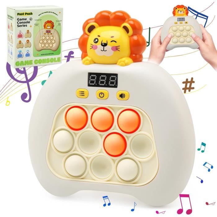 Jouet Anti Stress Enfant Pop It Electronique Jeu Bulles à Pousser Rapide - Puzzle Interactif 4 Modes Pour Enfants & Adultes