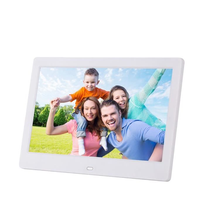 Cadre Photo Numérique Fine Life Pro 10,1" WiFi 32Go - Écran IPS Tactile Frameo Blanc