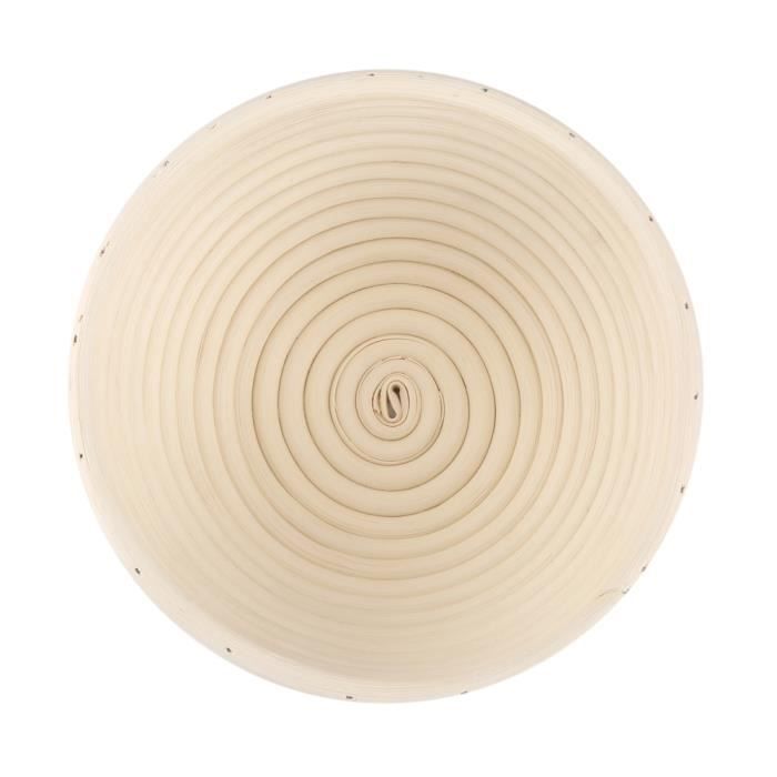 Banneton à Pain Rotin 18cm - Panier Levain Naturel Avec Linen Et Racloir