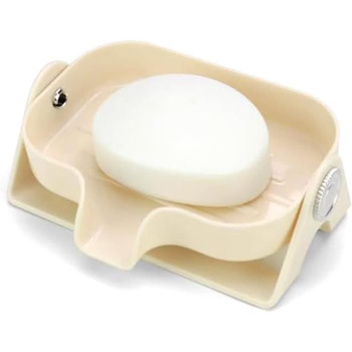 Lot De 4 Porte-savon En Silicone Avec Drainage Antidérapant Pour Douche