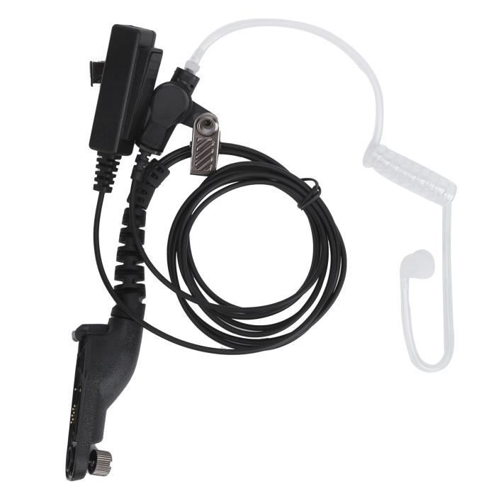 YOSOO Casque de radio bidirectionnelle Casque de Talkie-walkie 145cm/57po Écouteur Noir YOSOO Casque de radio bidirectionnelle Casque de Talkie-walkie 145cm/57po Écouteur Noir