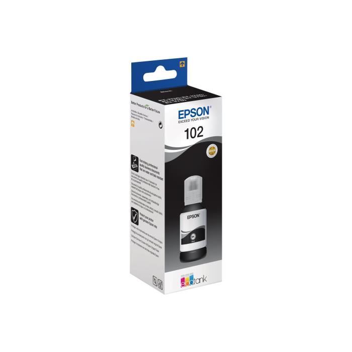 EPSON - Bouteille Ecotank 102 Noire (C13T03R140)