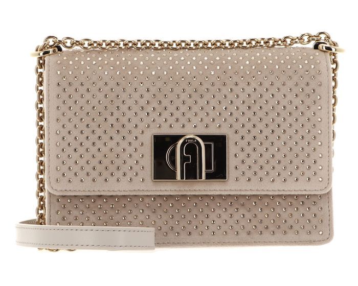 Sac à épaule FURLA Zoe Shoulder Bag S - Marshmallow - Cuir Véritable