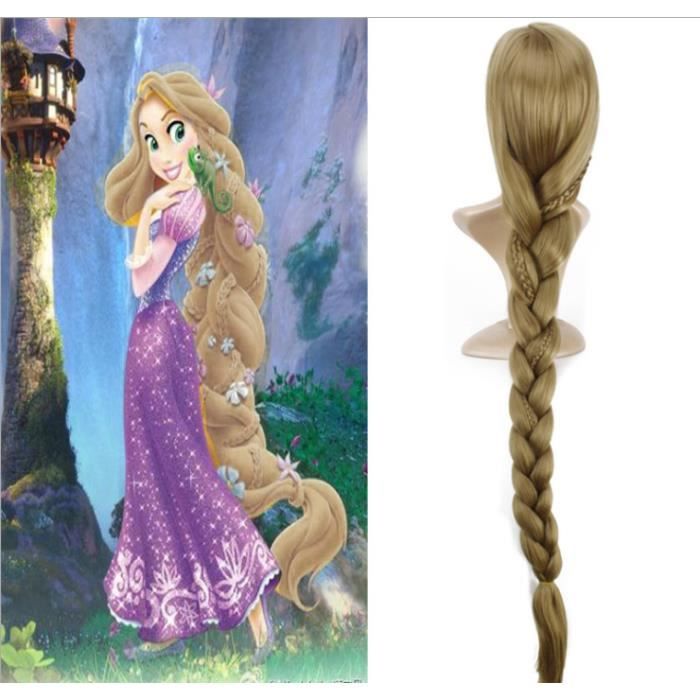 perruque blonde tresse