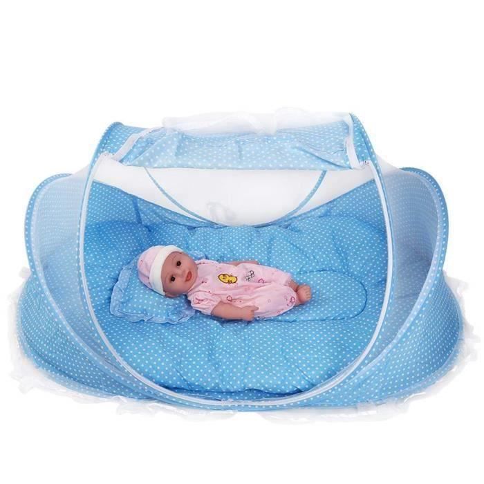 Baby Beach Tent UV Protection, Tente de Voyage pour bébé Portable avec Filet de Moustique, Tente Pop-up bébé Pliable pour Les Vacances, Le Camping, la Piscine, la Plage, Les Voyages, la Cour