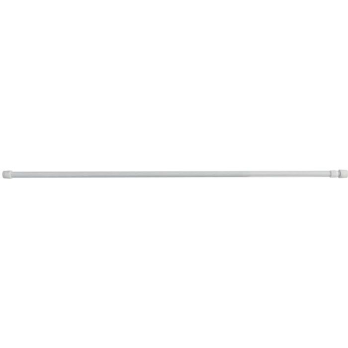 PRESTO BASIC Tringle Extensible /à Fixation Par Pression 45-60cm M/étal Blanc 1 pi/èce