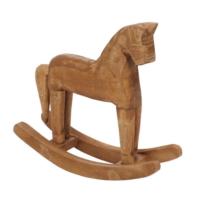 COCHURRISE cheval à bascule de Noël Cheval à bascule décor artisanal