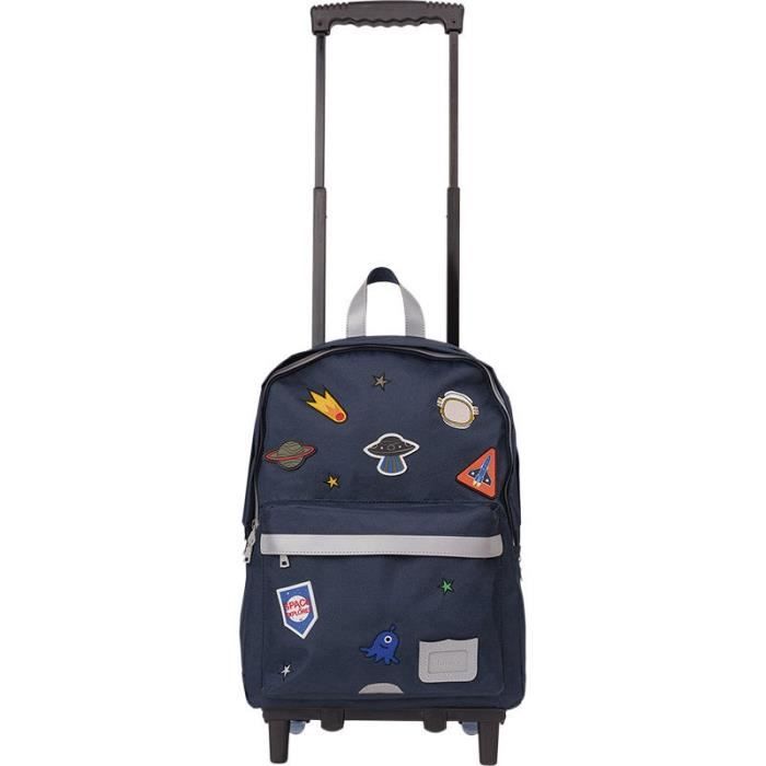 Trolley Sac À Dos - TannS - Elliott - Bleu Marine - 2 Compartiments - Polyester Recyclé Trolley Sac À Dos - TannS - Elliott - Bleu Marine - 2 Compartiments - Polyester Recyclé