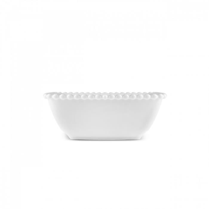 Bol EDZARD Perla Argenté - Diamètre 21 Cm - Design élégant Pour Fruits, Noix, Décoration