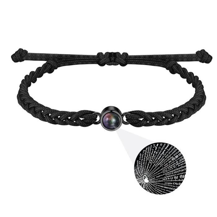 Bracelet ethnique femme tendance en cuir ornée de 6 perles d'eau douce