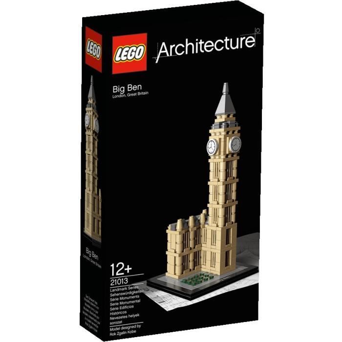 LEGO Architecture Big Ben 346 pieces Mixte A partir de 12 ans Cdiscount Jeux Jouets