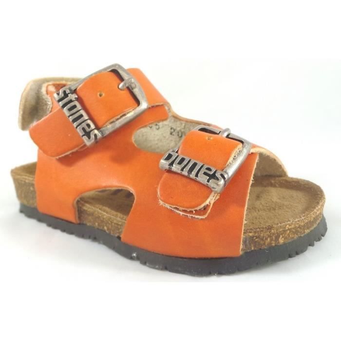 Stones And Bones Sandales Bebe Orange 21 Fin Orange Orange Cdiscount
