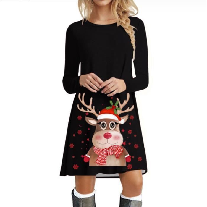 Robe Noël Femme Grande Taille Marque Modèle Rouge Femme