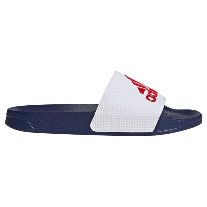 Adidas Mixte Adilette Shower Slides FTWR White Better Scarlet Victory Blue 46 EU Adidas Mixte Adilette Shower Slides FTWR White Better Scarlet Victory Blue 46 EU