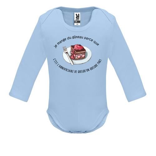 Body Bebe Manche Longue Bebe Garcon Bleu Je Mange Du Gateau Bleu Cdiscount Pret A Porter Body Bebe Manche Longue Bebe Garcon Bleu Je Mange Du Gateau Bleu Cdiscount Pret A Porter