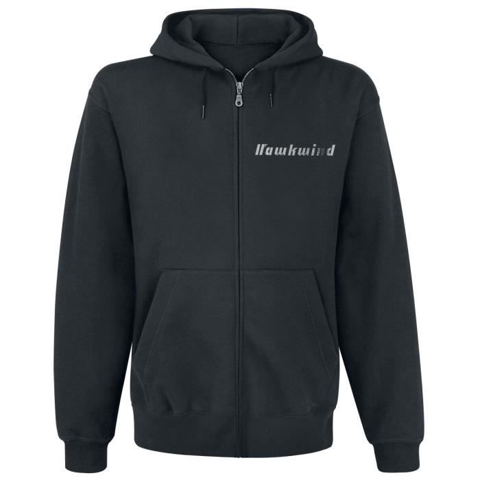 Sweat-Shirt à Capuche Zippé Motionless In White - Logo Noir, Coupe Regular, 70% Coton 30% Polyester - 6