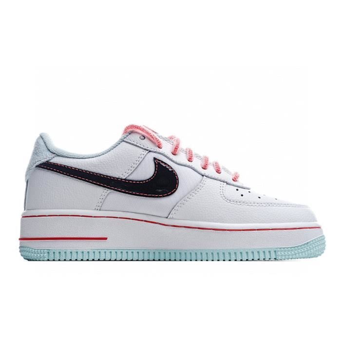 FORCE 1 Air Force One AF1 Blanc Couleur Noir et Blanc Fleur de Cerisier Rose  Femelle Côte Sud / Rose Bleu - Cdiscount Sport
