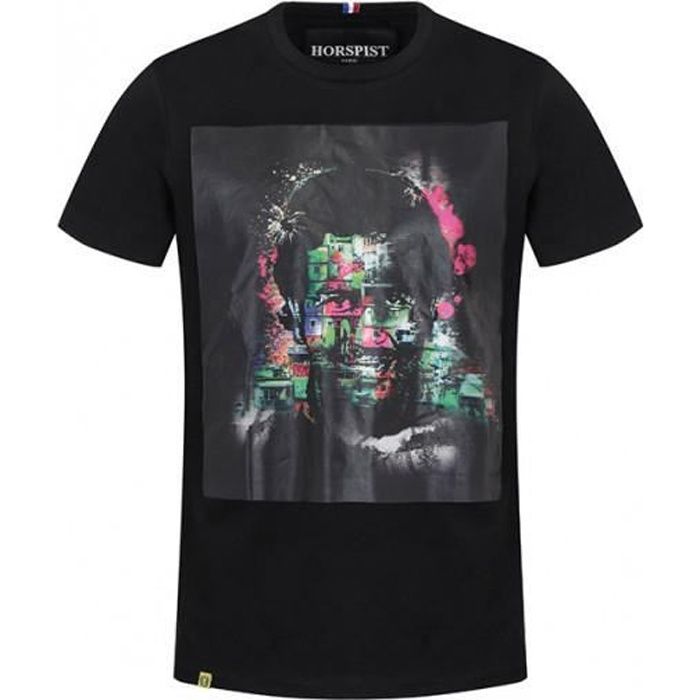 Tee-shirt Horspist PABLO - Homme - Manches courtes - Noir - Respirant