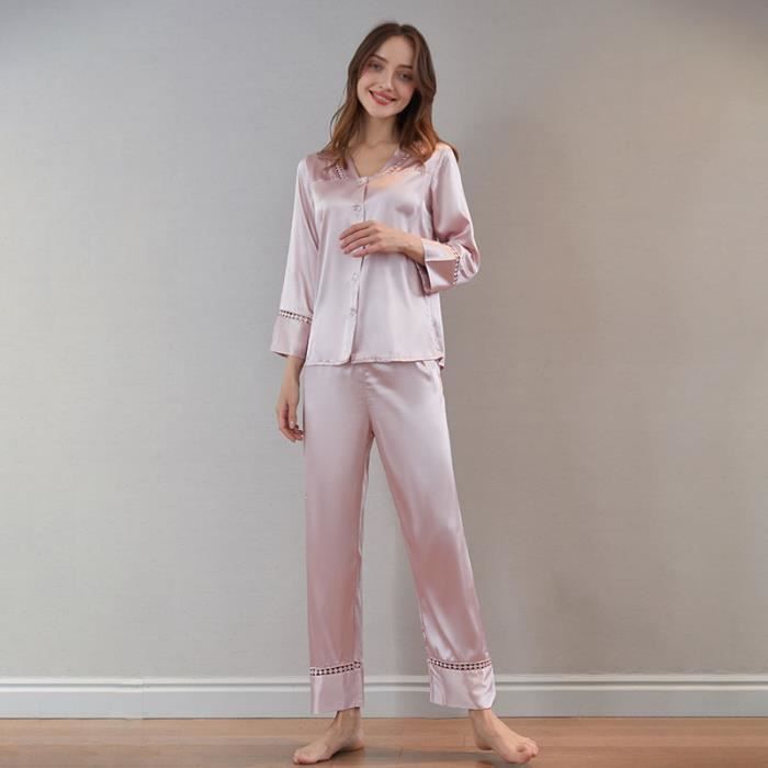 pyjama femme en soie