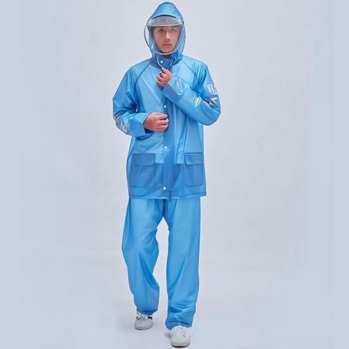 Ensemble Veste Et Pantalon De Pluie Imperméable Moto - Léger Et Respirant