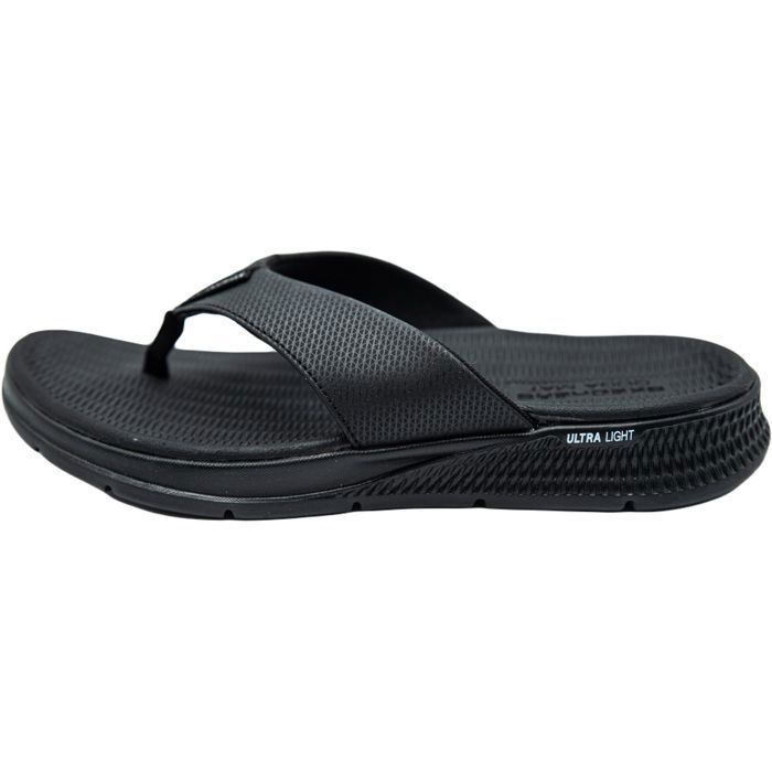 Tongs Homme - Skechers Go Consistent - Noir - Confortable semelle en mousse