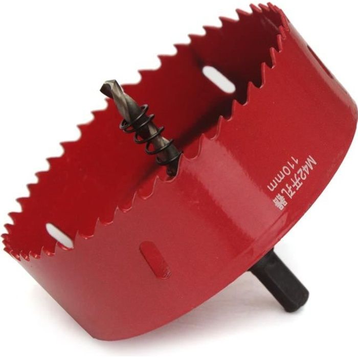 110 200mm Bi Metal M42 Hss Scie Cloche Trou Foret Perceuse Pr Aluminum Fer Tuyau 110mm Achat Vente Scie Lame De Scie 110 200mm Bi Metal M42 Hss Cdiscount