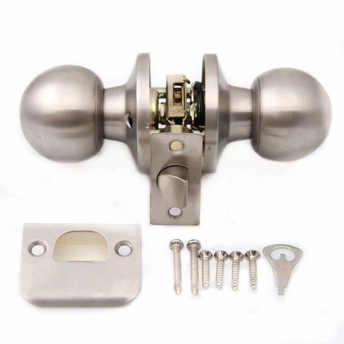 House porte pack 7 Jeux Chrome Poli Poignée Porte Serrure Tubulaire Loquet
