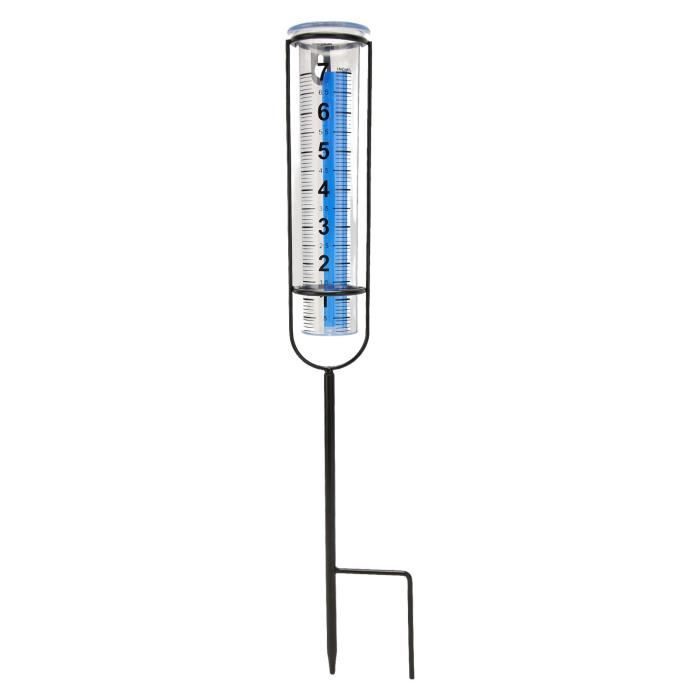 2Pcs Pluviomètre en Plein Air en Plastique de Mesure des Pluies Tasse