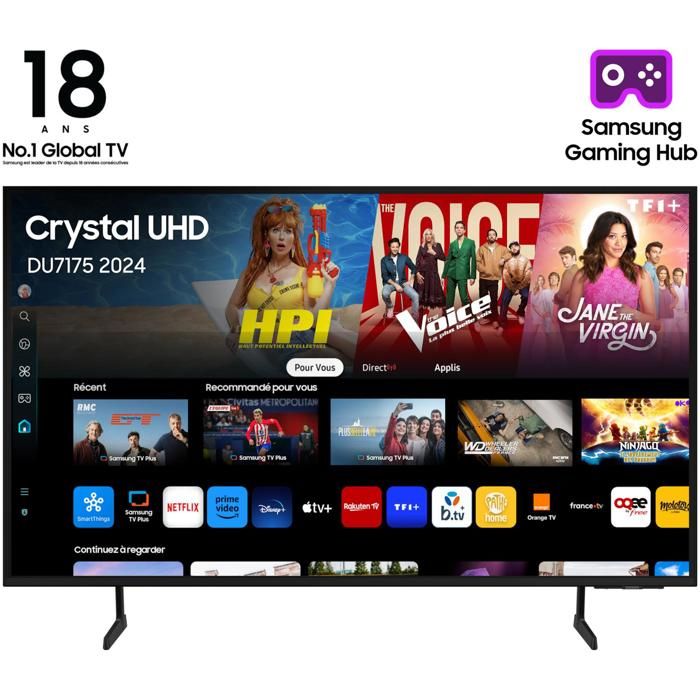 TU65DU7175 Crystal UHD 4K 165cm Smart TV 2024