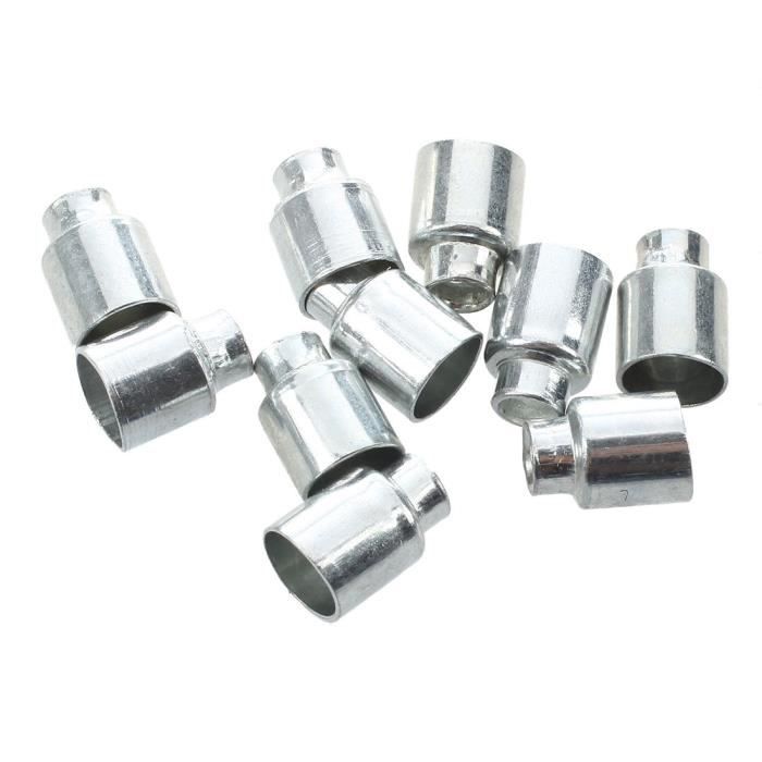 R)10 Pcs Velo Bicyclette Cable De Frein Boitier Fin Casquette Embouts - Bricolage