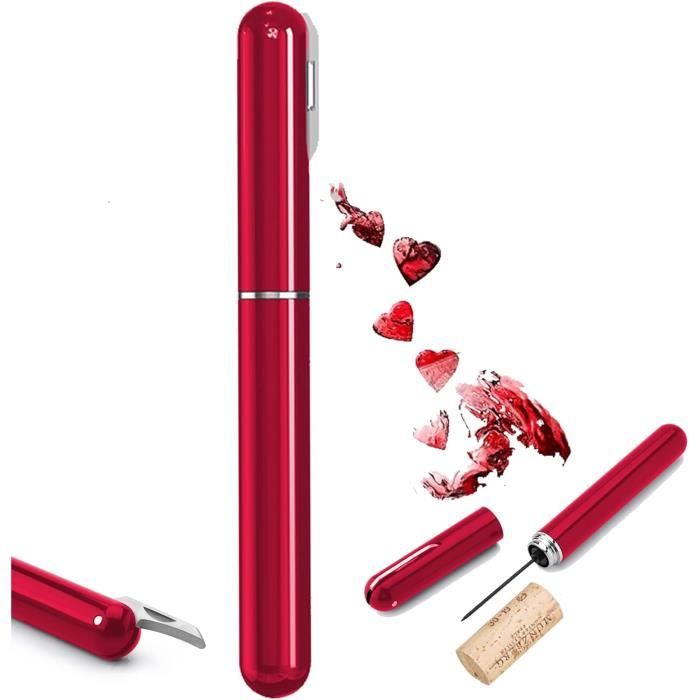 Accessoire Vin Set Tire-Bouchon Premium Avec Aérateur Et Bouchon à Vide - Coffret Cadeau Amateur De Vin Kit Tire Bouchon