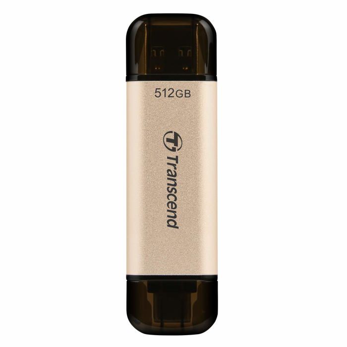 Transcend JetFlash lecteur USB flash USB Type A / USB Type C 3.2 Gen 1 3.1 Gen 1 Or Neuf - vue 9