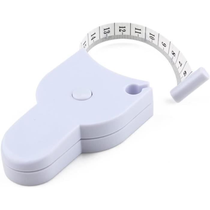 Mètre Ruban Pour Le Corps 150 Cm Avec Goupille De Verrouillage Portable Et Bouton Poussoir