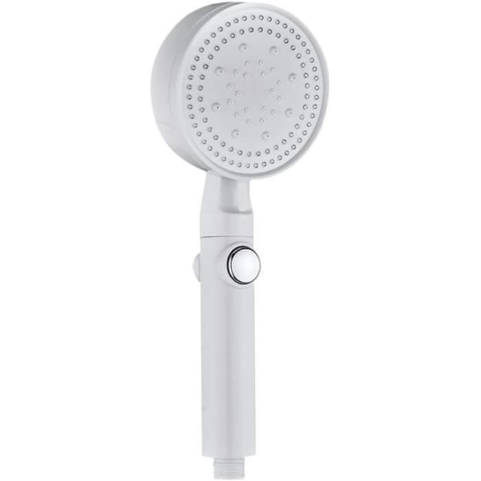 Pommeau De Douche à économie D'eau, Haute Pression, Avec Tuyau De 1,5 M Et 2 Filtres, 3 Types De Jet, Massage, économie D'eau, Effet Pluie, Orange