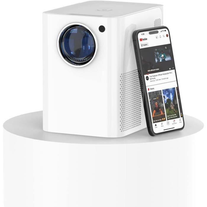Videoprojecteur 5G Wifi Bluetooth,Mini Projecteur Full Hd 1080P Natif