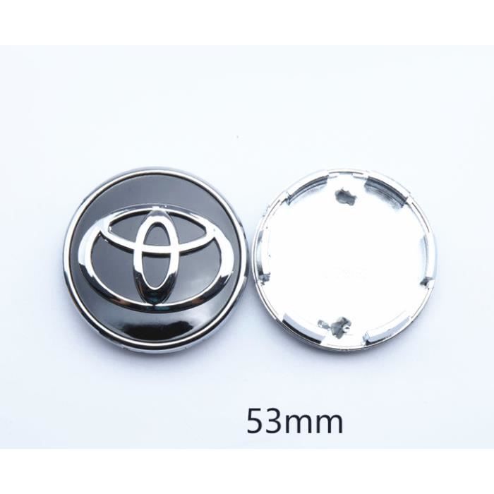 Lot de 4 centre de roue cache moyeu Remplacement pour Toyota 53mm A267