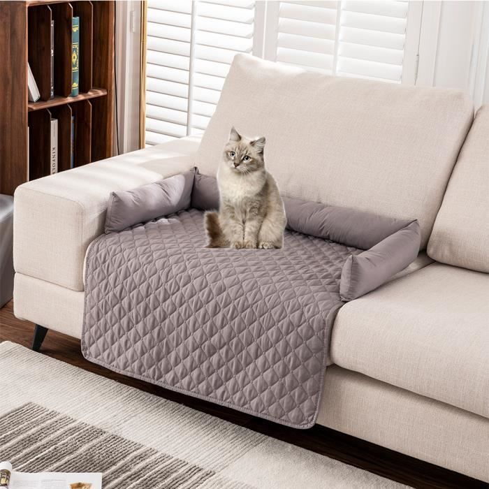 Comparer les prix de Matelas imperméable pour chien - Housse de canapé antidérapante - Grand panier pour chien -  gris clair