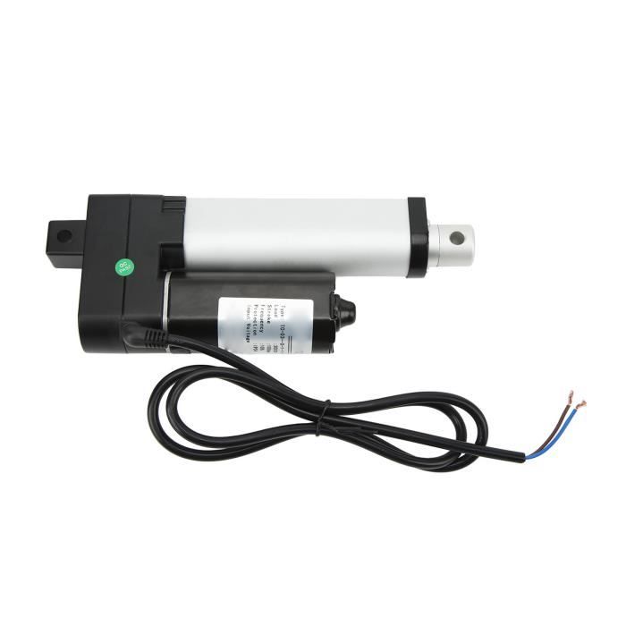 Moteur Linéaire Aluminium IP54 Actionneur Linéaire Micro BigKing 12V 10mm - Moteur Électrique Pour Machines Agricoles Force 64N Vitesse 15mm/s
