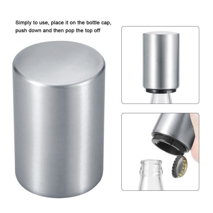 100 Capsules De Bouteilles Aplatissables Argentées - Pour DIY, Artisanat, Création De Bijoux